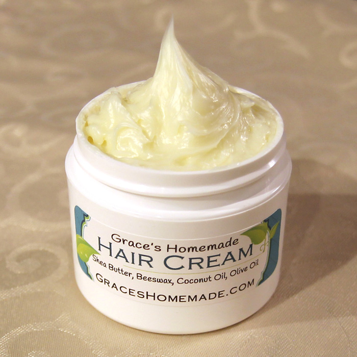 Hair Cream - Handmade Natural Skin Care Products - Grace's Homemade